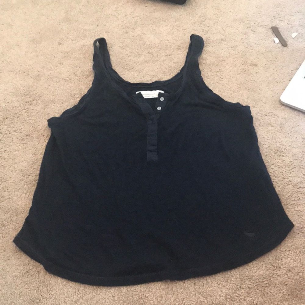 Blue Abercrombie & Fitch Tank Top